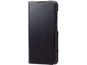 エレコム/Galaxy S24 ケース レザー手帳型 ブラック/PM-G241PLFUBK