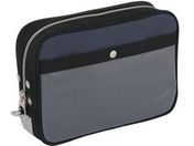 SANEI/帆布メール用ポーチ(M)馬蹄錠金具付 紺/PM-U-03