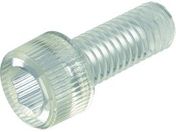TRUSCO/ポリカーボネート 六角穴付ボルト M3×15 50本入/BPC-CBM3X15