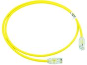 パンドウイット/カテゴリ6A細径パッチコード 1m 黄 UTP28X1MYL/UTP28X1MYL