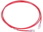 パンドウイット/カテゴリ6A細径パッチコード 2m 赤 UTP28X2MRD/UTP28X2MRD
