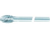 スーパー/超硬バー ミドルシャンク(シャンク長:80mm)ロー付タイプ 卵型(ダブルカット)刃径:12.7/SB6C03M