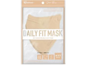 アイリス/DAILYFITMASK立体 ふつう 5枚入 シルクベージュ
