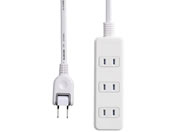 エレコム/雷ガードタップ シャッター付 4個口 2m/T-KST02-22420WH