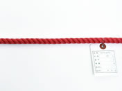 紺屋商事/カラーエステルロープ 赤 10mm 5m〈切売〉/60011603