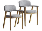 �{�����쏊/�_�C�j���O�`�F�A Levo 2�r�Z�b�g �O���[/CH-C5979-2