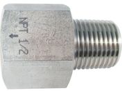 ASOH/ステンレス製 変換内外ソケット 外PT1/2×内NPT1/2/NF-8344