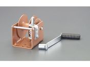 エスコ/ハンドウィンチ ウォームギア 脱着式ハンドル 681kg/EA989RD-31