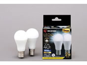 G)アイリスオーヤマ/LED電球 E17 広配光 40形相当 昼光色 2個