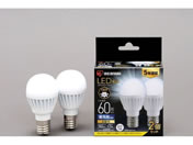 G)アイリスオーヤマ/LED電球 E17 広配光 60形相当 昼光色 2個