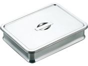 イケダ/エコクリーン 18-8スタッキング角バット蓋 10枚取