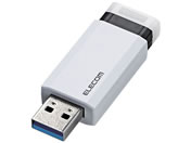 エレコム/USB3.1 Gen1 ノック式USBメモリ 16GB/MF-PKU3016GWH