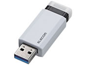 エレコム/USB3.1 Gen1 ノック式USBメモリ 32GB/MF-PKU3032GWH