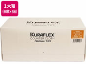 オザックス/カウンタークロス 小判 ボックスタイプ 厚手 オレンジ 60枚 6箱