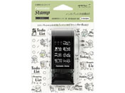 ミドリ(デザインフィル)/スタンプ 回転印 ダイヤル リスト柄/35579006
