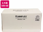 オザックス/カウンタークロス 小判 ボックスタイプ 薄手 ホワイト 100枚 6箱