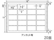 G)NANA/ナナフォーム 15×11インチ 20面/LT15P