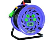 日動/電工ドラム 標準型100Vドラム アース付 漏電しゃ断器付 30m NF-EB34/NF-EB34