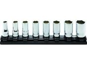 コーケン/9.5mm差込 Z-EALセミディープソケットレールセット8ヶ組/RS3300XZ/8