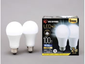 G)アイリスオーヤマ/LED電球 E26 広配光 100形相当 昼光色 2個
