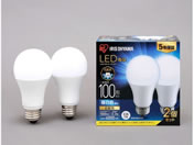 G)アイリスオーヤマ/LED電球 E26 広配光 100形相当 昼白色 2個