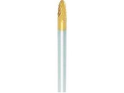 ナカニシ/チタンコート超硬カッター トンガリ(オール超硬)刃径3mm 刃長6mm/21241