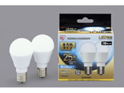 G)アイリスオーヤマ/LED電球 E17 全方向 25形相当 昼白色 2個