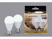 G)アイリスオーヤマ/LED電球 E17 全方向 40形相当 電球色 2個