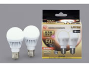 G)アイリスオーヤマ/LED電球 E17 全方向 60形相当 電球色 2個