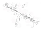 チェーンブロック キトーマイティM3形 CB025用部品 上フック1式