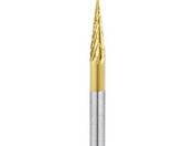 ナカニシ/チタンコート超硬カッター テーパー(オール超硬)刃径3mm刃長11mm/21271