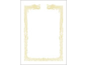 タカ印/OA賞状用紙 雲なし A4判 横書用 100枚/10-1461