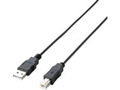 エレコム/USB2.0ケーブル A-Bタイプ 簡易梱包 0.5m/U2C-JB05BK