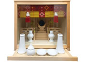 静岡木工/神棚 箱宮 皐月13号 神具付き