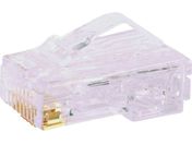 パンドウイット/カテゴリ5E 細径ケーブル用モジュラープラグ AWG30撚線 100個入り MP530-C/MP530-C