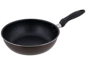 LIV PLUS/ベストコ 深型フライパン 28cm ガス火専用 ブラウン