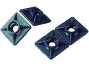 SapiSelco/ケーブルタイ固定具 粘着ダブルタイプ 角型 4mm 100個/BAS.2MT.511
