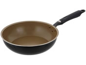 LIV PLUS/ベストコ 深型フライパン 28cm ガス火専用 マットブラック