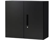 Netforce/イーセンブリー 両開き書庫 2段 スチール ブラック