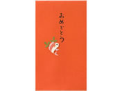 ミドリ/PC ぽち袋176 おめでとう 鯛柄 3枚入×5冊