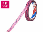 ニチバン/セロテープ ストアテープ 15mm×35m 花 ピンク 10巻/ST-5