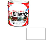 アサヒペン/油性多用途カラー 1.6L ツヤ消し白