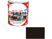 アサヒペン/油性多用途カラー 1.6L ツヤ消し黒