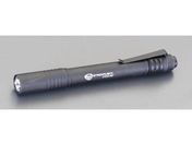 エスコ/フラッシュライト LED ペン型 黒 単4×2本/EA758SG-1