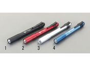 エスコ/フラッシュライト LED ペン型 赤 単4×2本/EA758SG-2