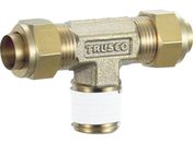TRUSCO/クイックシール継手 チーズ φ10 呼びR1/4/TSA-10-02T