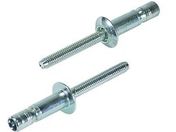エビ/高強度ブラインドリベット Sボルト(丸頭) Φ4.8/板厚11.0mm (500本入)/SNS48110