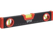 TRUSCO/アルミレベル 箱型 マグネット付 380mm 水平・垂直・45°/TL-380M