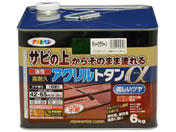 アサヒペン/油性高耐久アクリルトタンα 6KG ディープグリーン