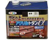 アサヒペン/油性高耐久アクリルトタンα 6KG 新茶